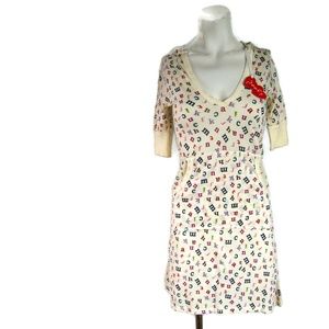 POOF! Juniors Short Sleeve Hoodie Dress Size Med